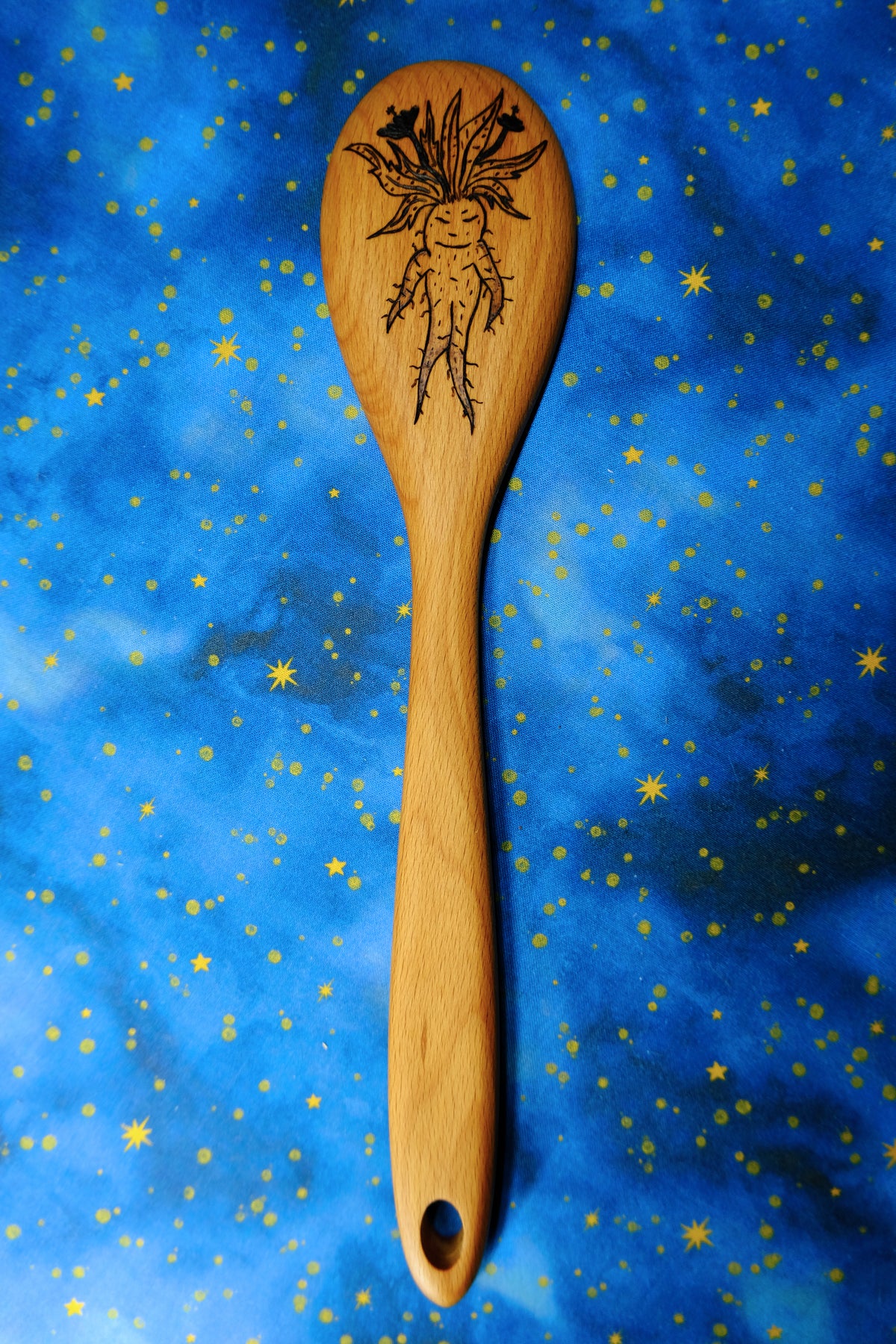 Hand-burned Wooden Kitchen Utensils