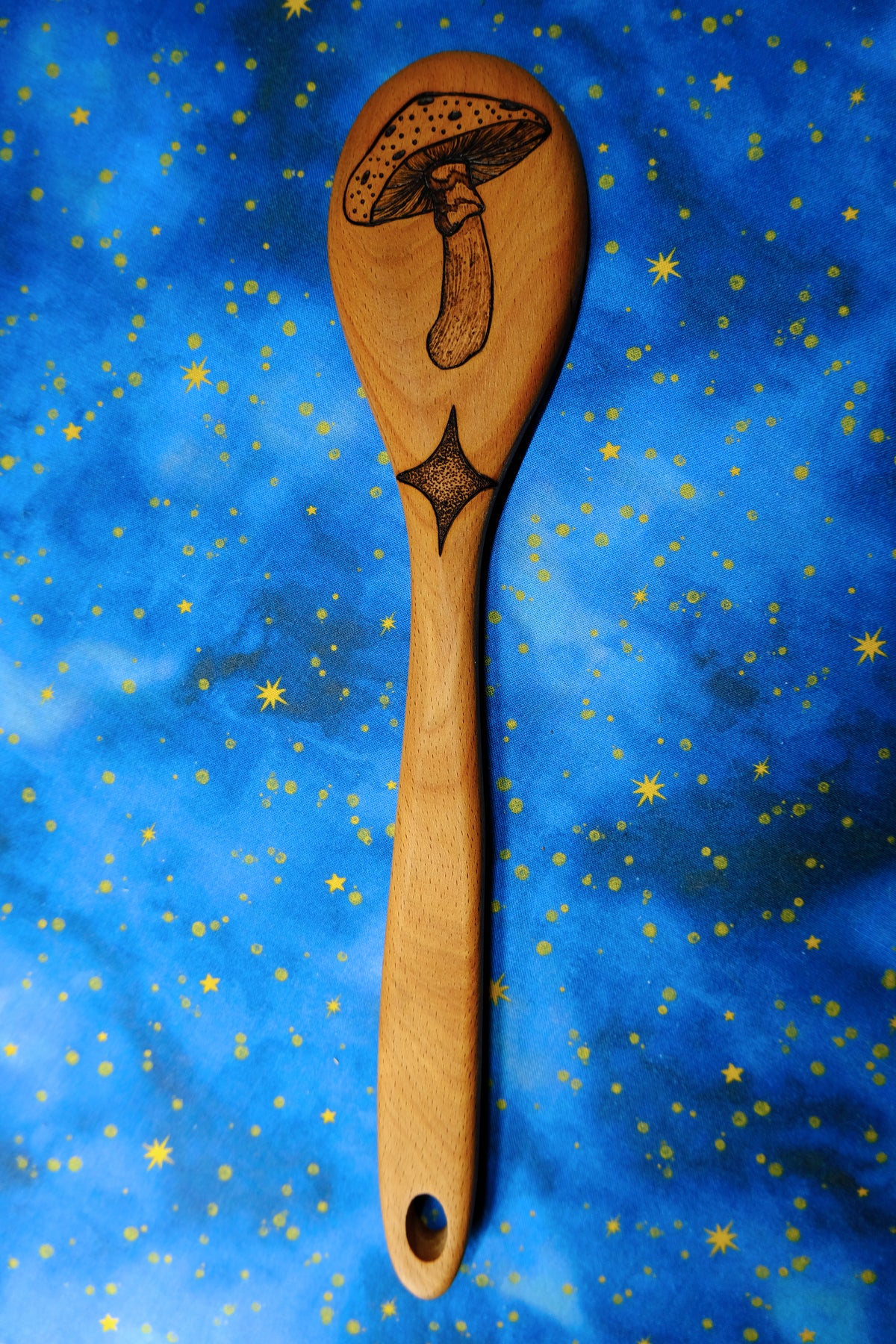 Hand-burned Wooden Kitchen Utensils
