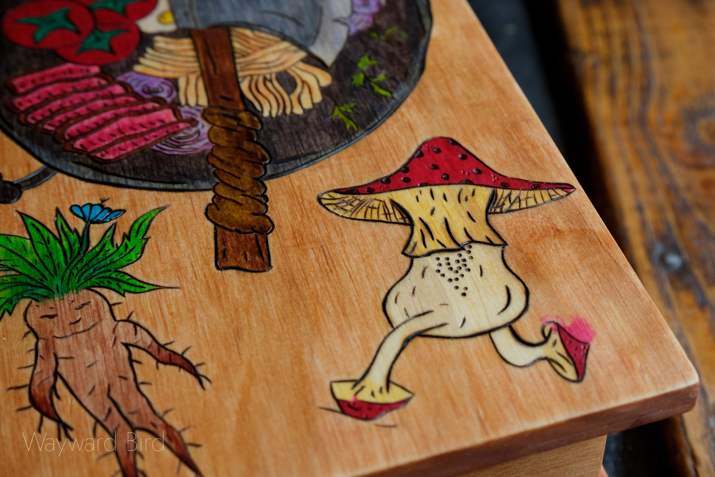 The Adventurer's Guide to Cooking Dungeon Monsters - Wooden Book Dice Box