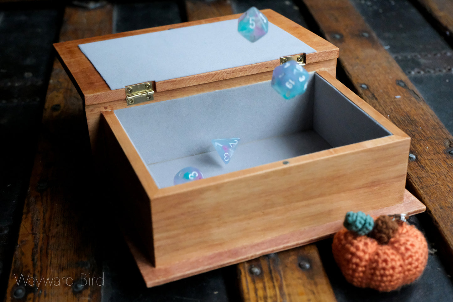 The Adventurer's Guide to Cooking Dungeon Monsters - Wooden Book Dice Box