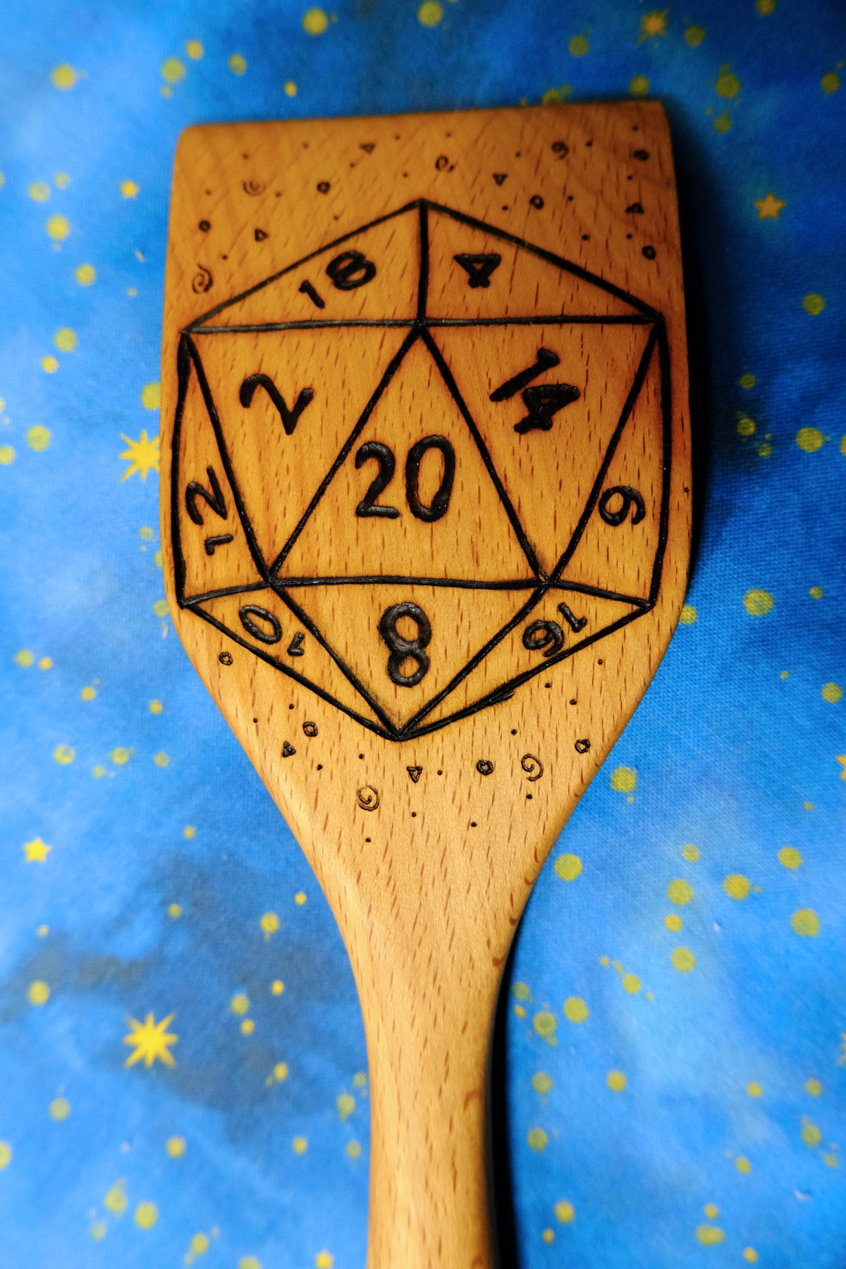 Hand-burned Wooden Kitchen Utensils
