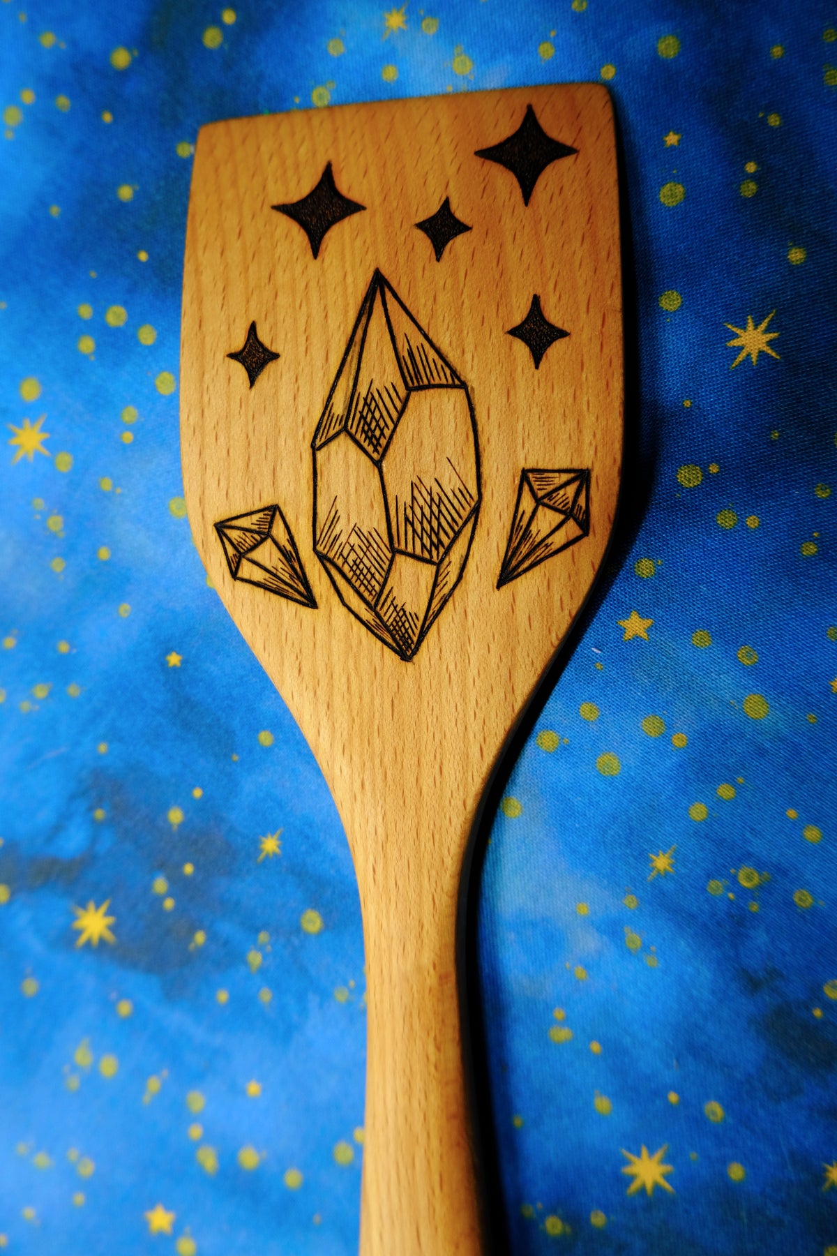 Hand-burned Wooden Kitchen Utensils