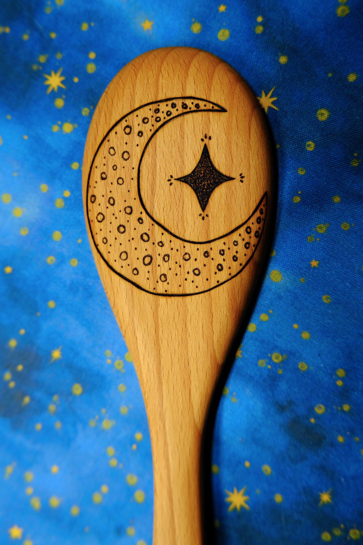 Hand-burned Wooden Kitchen Utensils