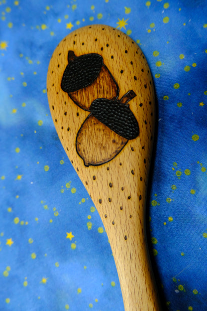 Hand-burned Wooden Kitchen Utensils