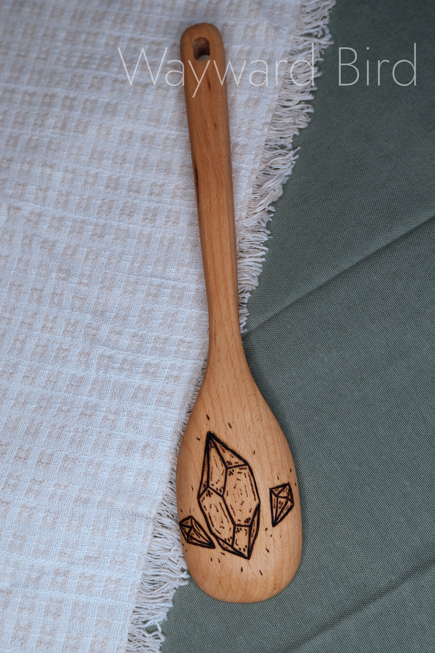 Hand-burned Wooden Kitchen Utensils