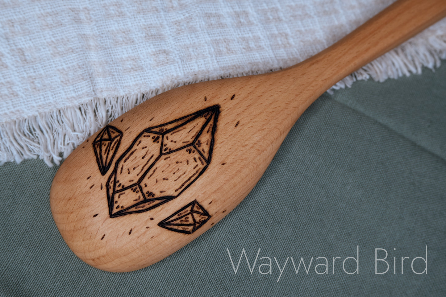 Hand-burned Wooden Kitchen Utensils