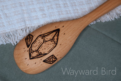 Hand-burned Wooden Kitchen Utensils