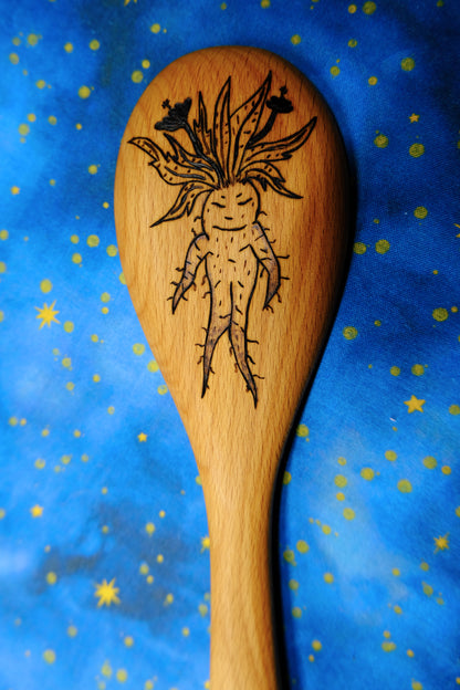 Hand-burned Wooden Kitchen Utensils