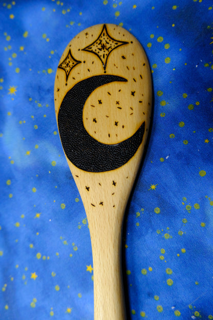 Hand-burned Wooden Kitchen Utensils