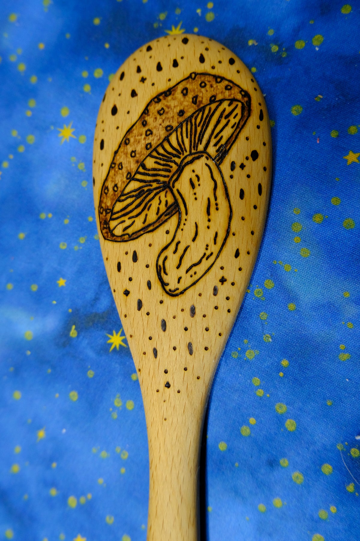 Hand-burned Wooden Kitchen Utensils