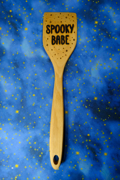 Hand-burned Wooden Kitchen Utensils