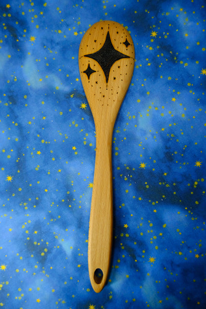 Hand-burned Wooden Kitchen Utensils