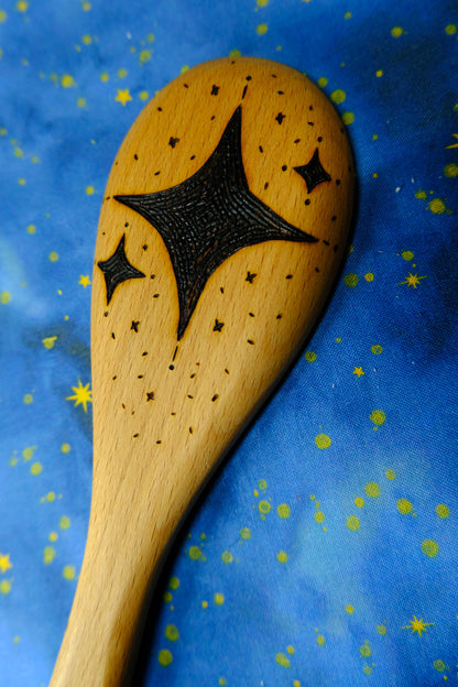 Hand-burned Wooden Kitchen Utensils