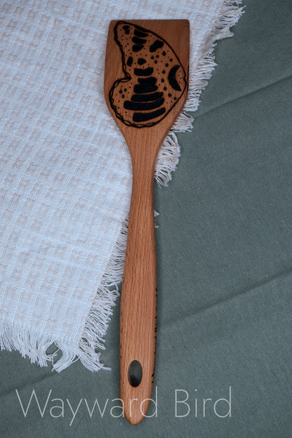 Hand-burned Wooden Kitchen Utensils