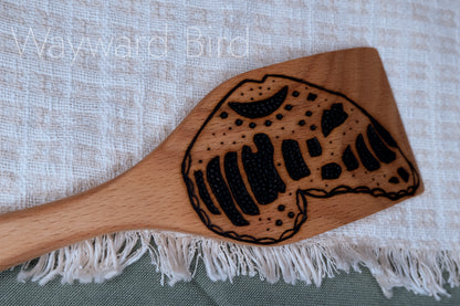 Hand-burned Wooden Kitchen Utensils