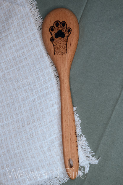 Hand-burned Wooden Kitchen Utensils