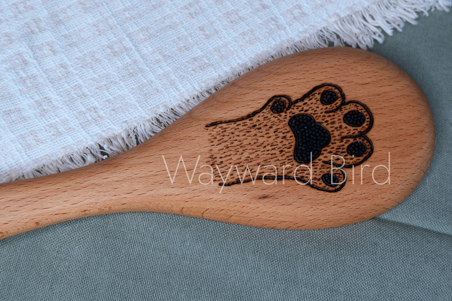 Hand-burned Wooden Kitchen Utensils