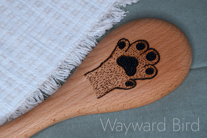 Hand-burned Wooden Kitchen Utensils