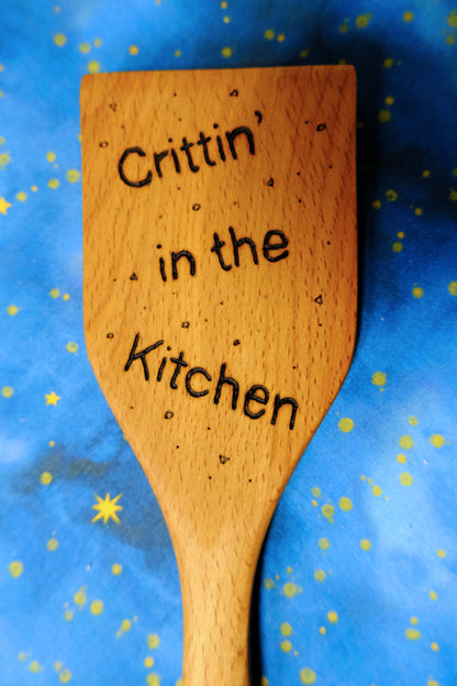 Hand-burned Wooden Kitchen Utensils