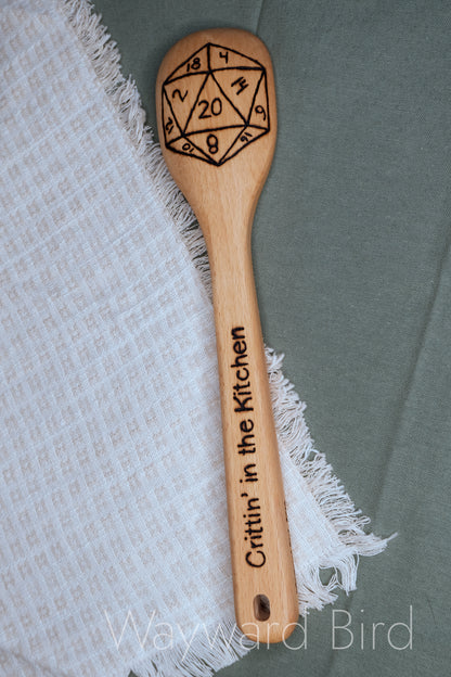 Hand-burned Wooden Kitchen Utensils