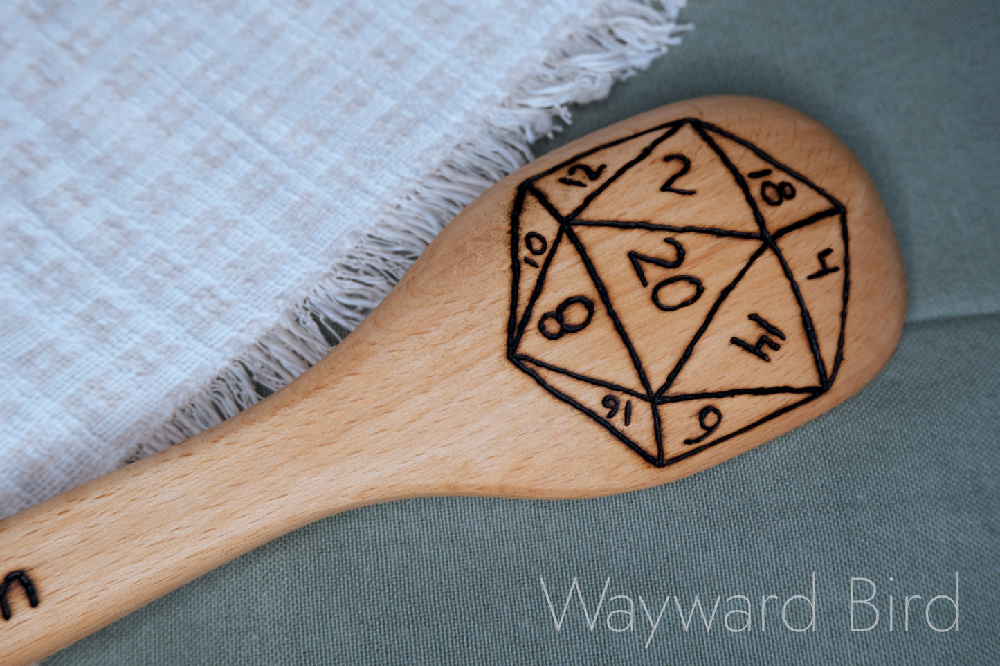 Hand-burned Wooden Kitchen Utensils