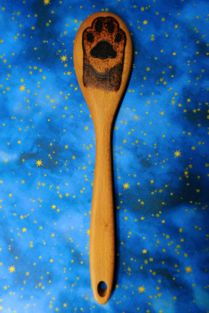 Hand-burned Wooden Kitchen Utensils