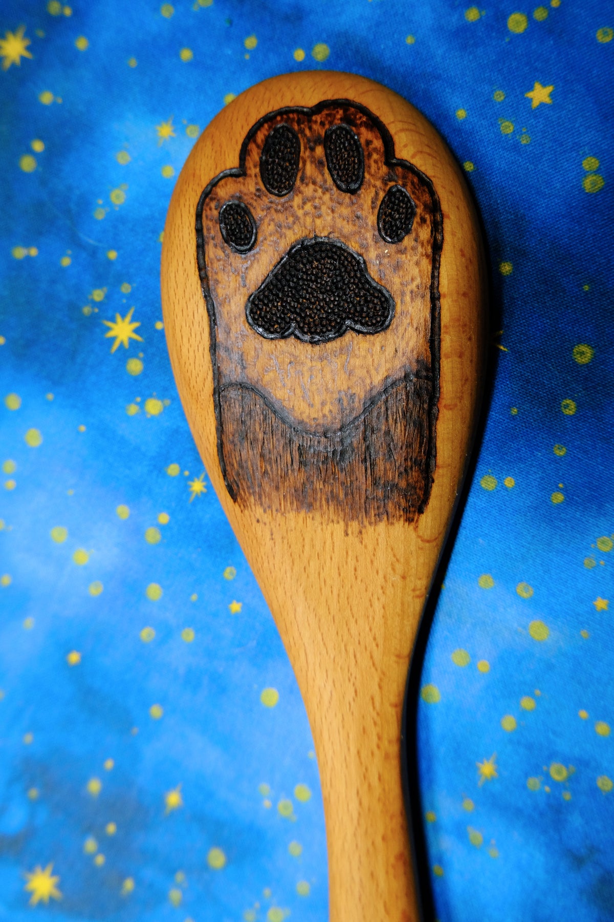 Hand-burned Wooden Kitchen Utensils