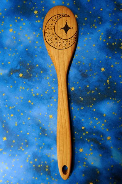 Hand-burned Wooden Kitchen Utensils