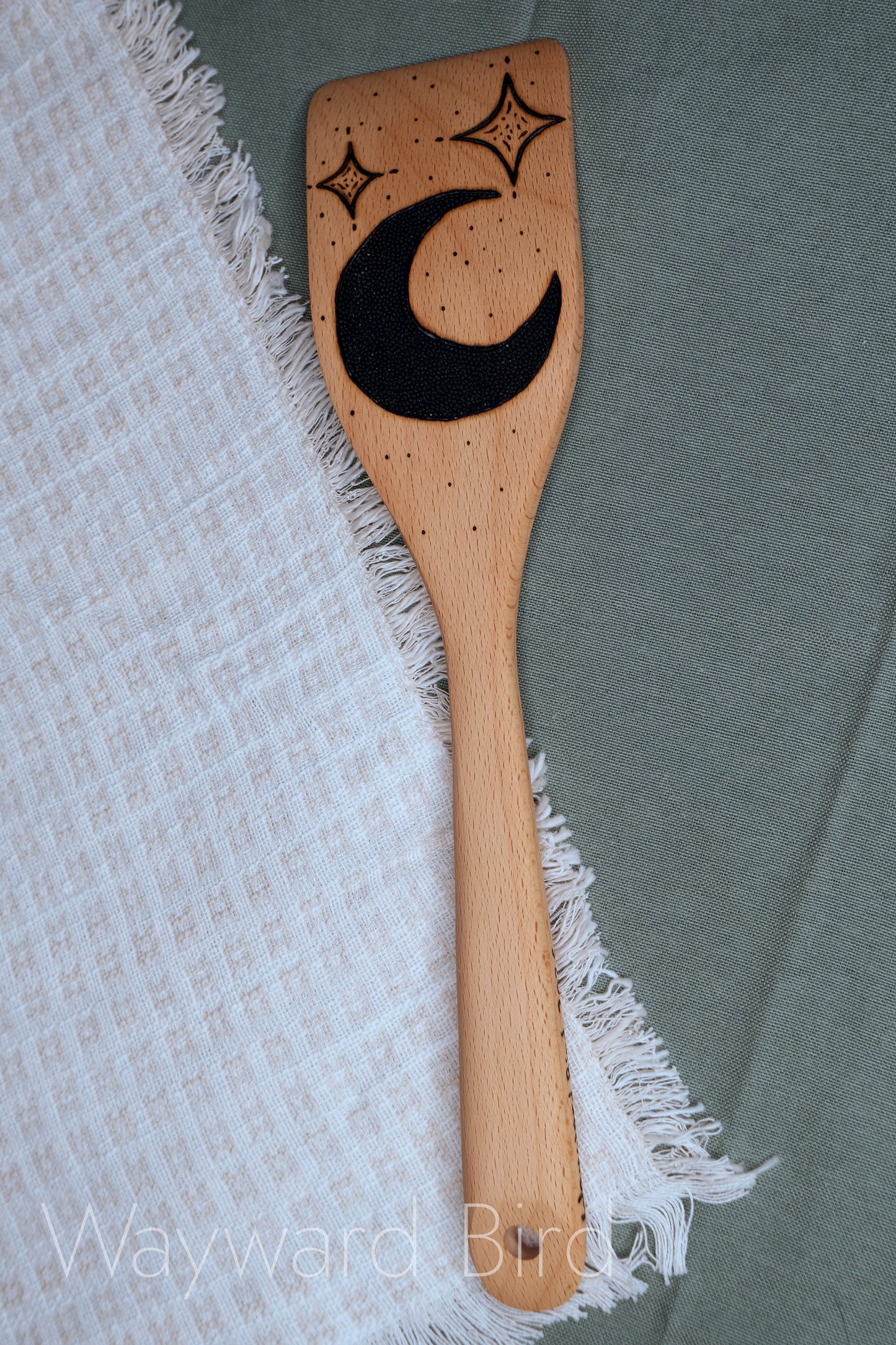 Hand-burned Wooden Kitchen Utensils