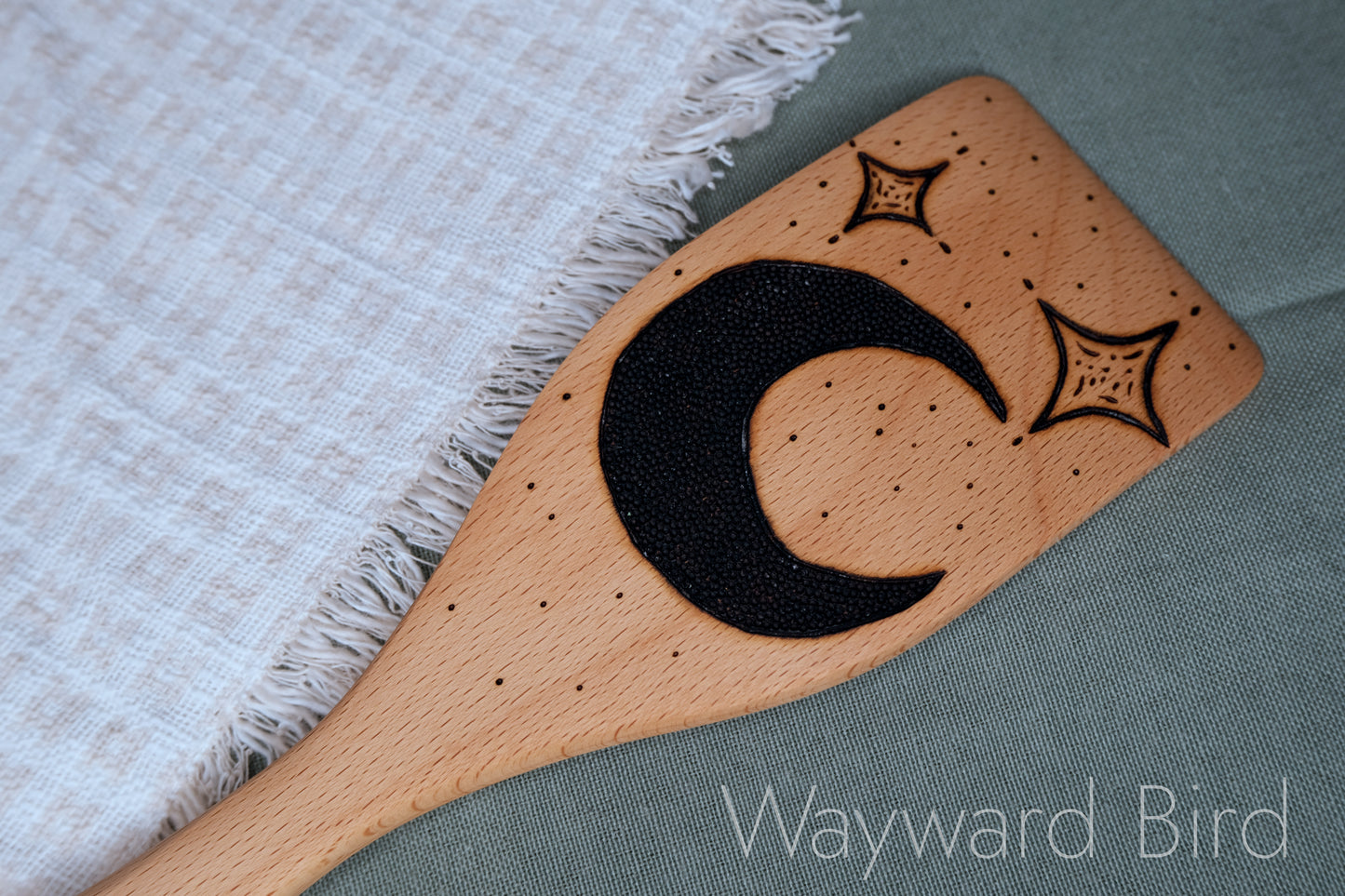 Hand-burned Wooden Kitchen Utensils