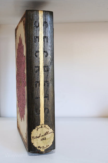 Secrets - Wooden Book Box