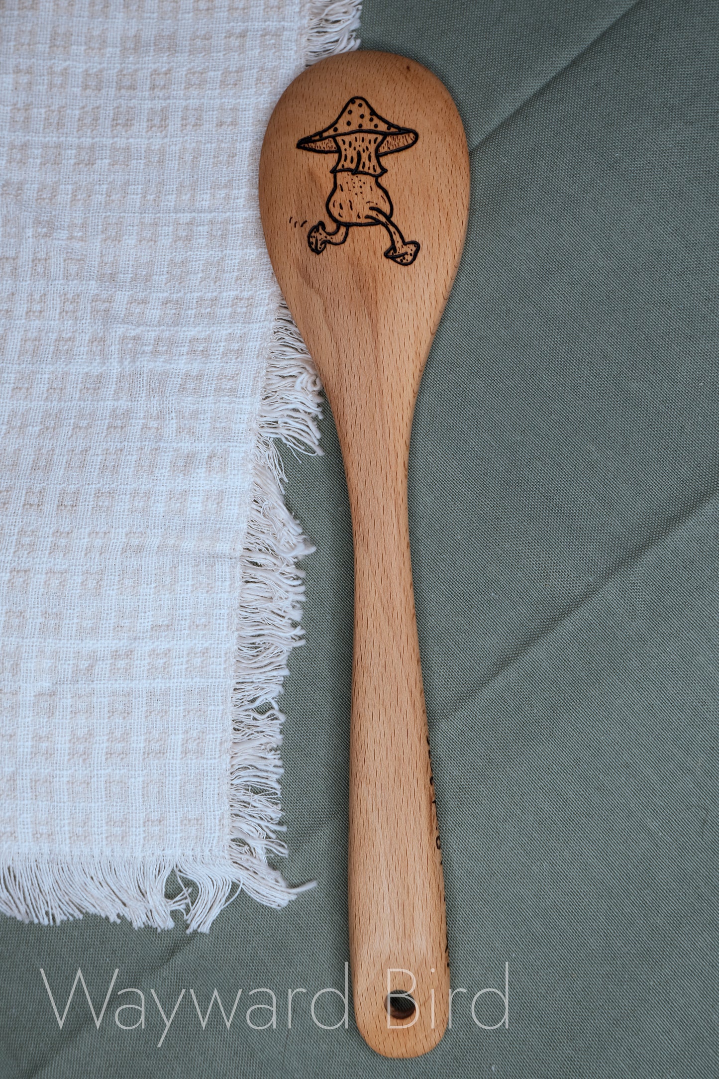 Hand-burned Wooden Kitchen Utensils