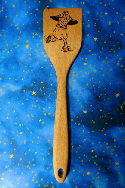 Hand-burned Wooden Kitchen Utensils