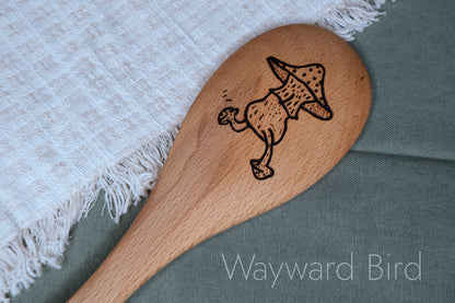 Hand-burned Wooden Kitchen Utensils