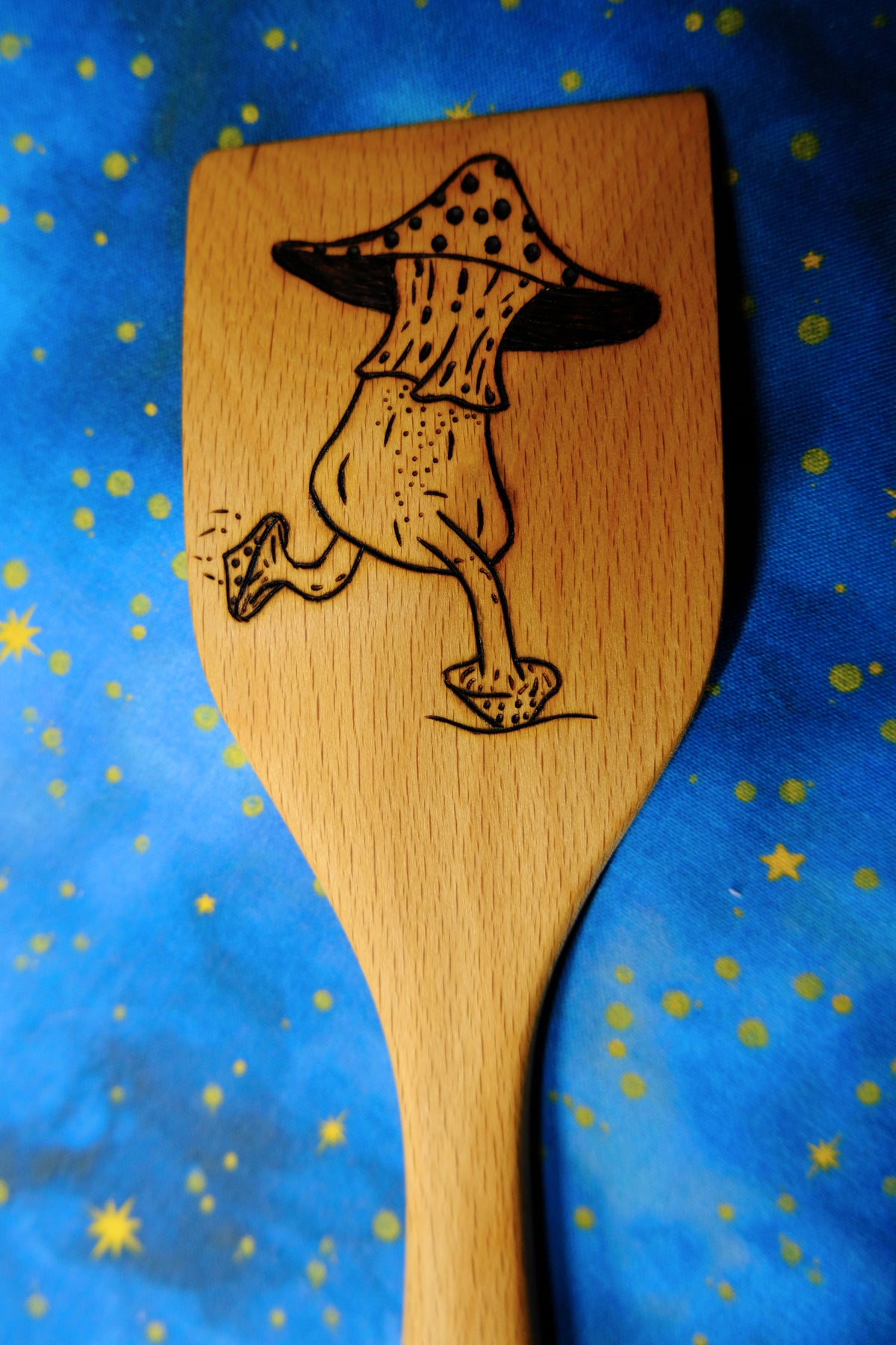 Hand-burned Wooden Kitchen Utensils